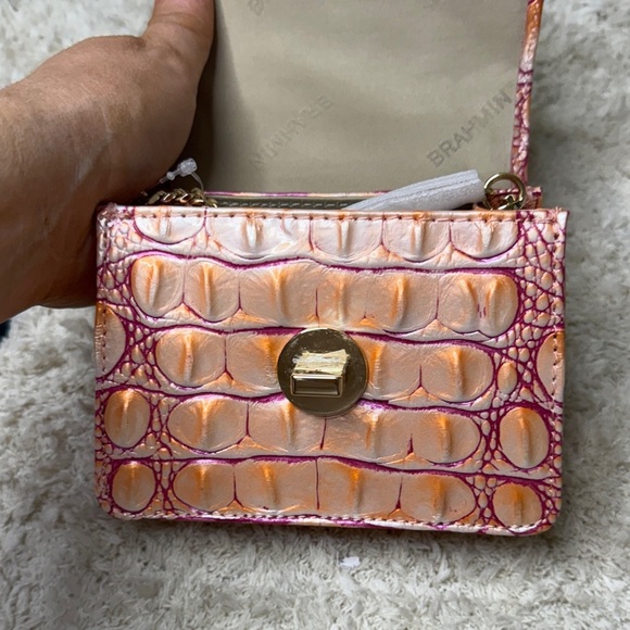 🍑NWT Rare Color of the Year Brahmin Arietta Apricot Rose Melbourne - Picture 9 of 10